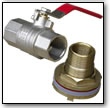 Brass Ball Valve & Outlet